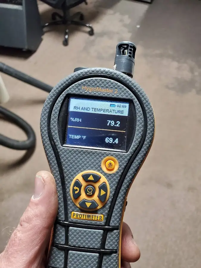 Moisture meter humidity assessment for Fire & Smoke Damage Restoration in Penfield